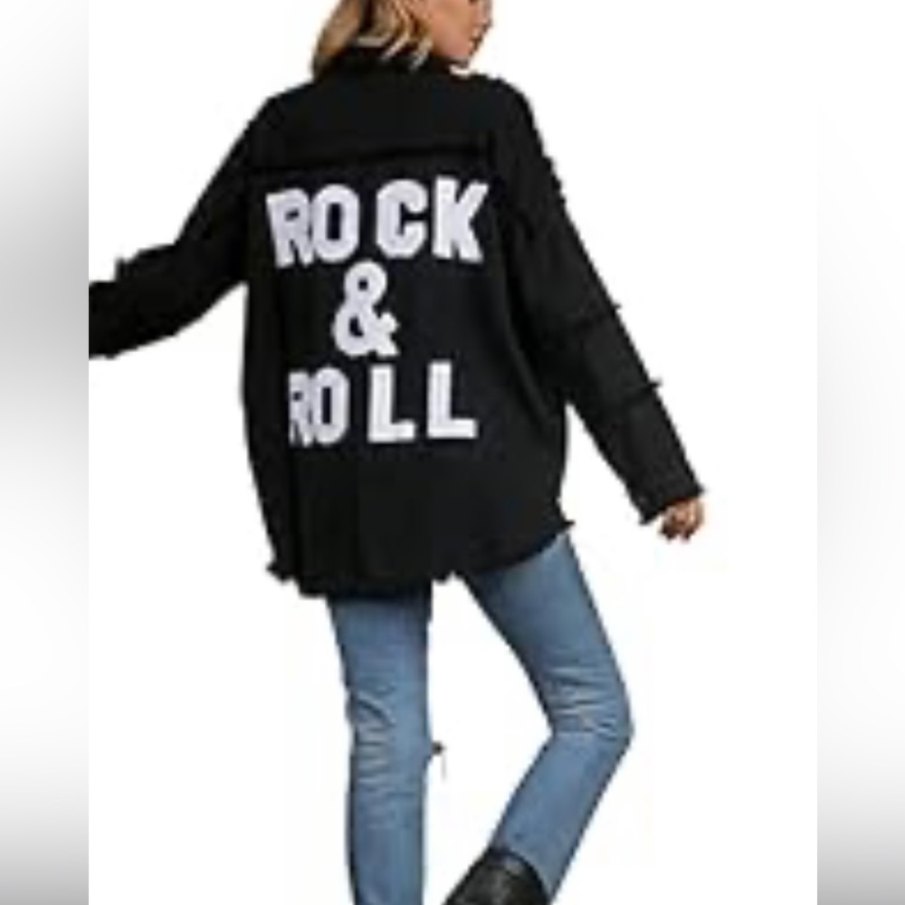 Black Rock & Roll Women's Jacket